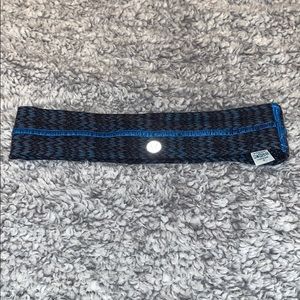 lululemon black and blue headband